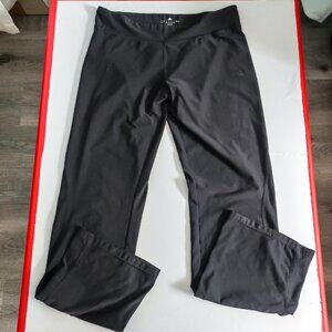 Adidas Climalite active wear leggings charcoal women's size L